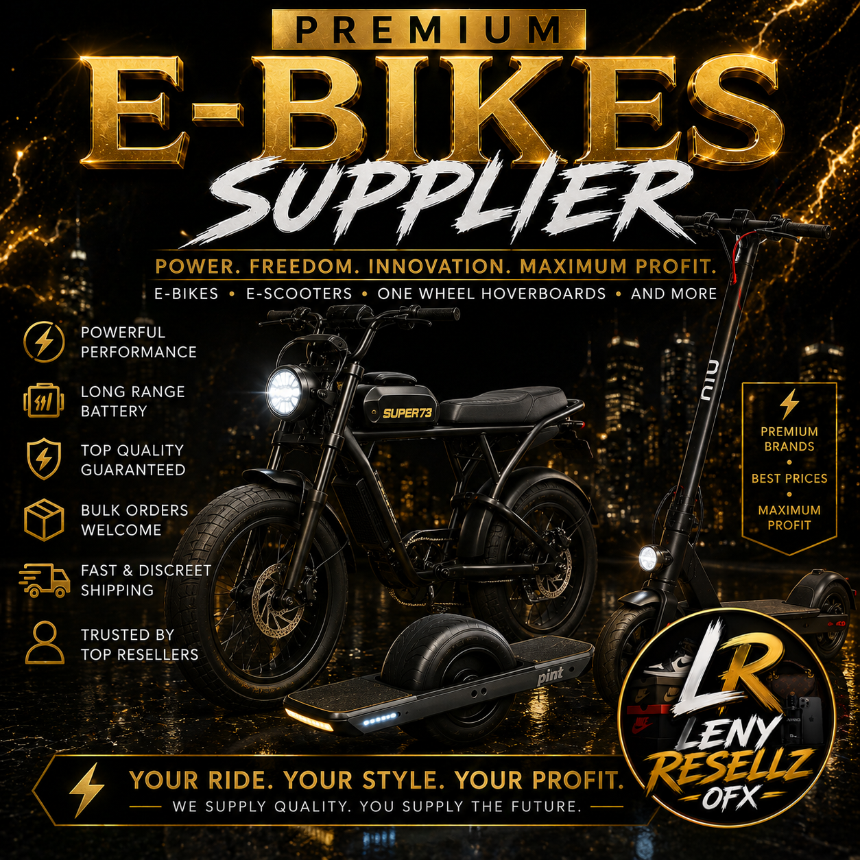 E-Bikes/Scooters and more Supplier